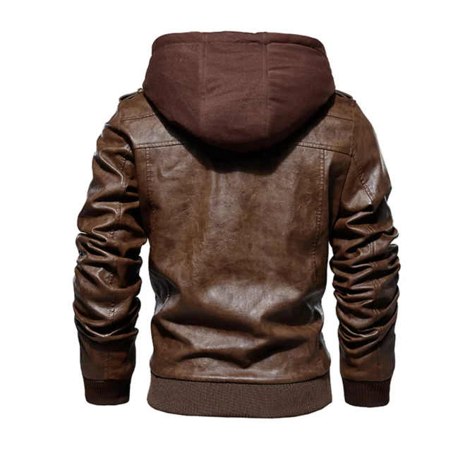 mens winter leather jacket